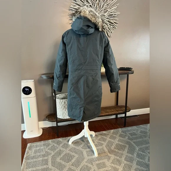 Eddie Bauer Silver Lining Down Waterproof Stadium Coat/jacket